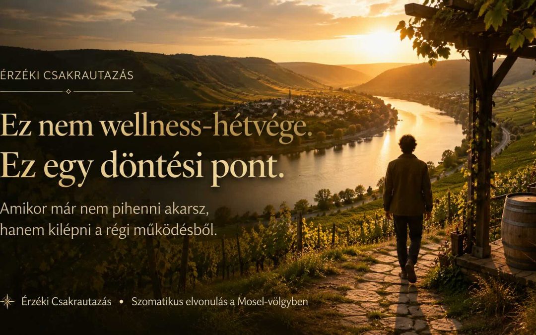 Ez nem wellness-hétvége. Ez egy döntési pont.